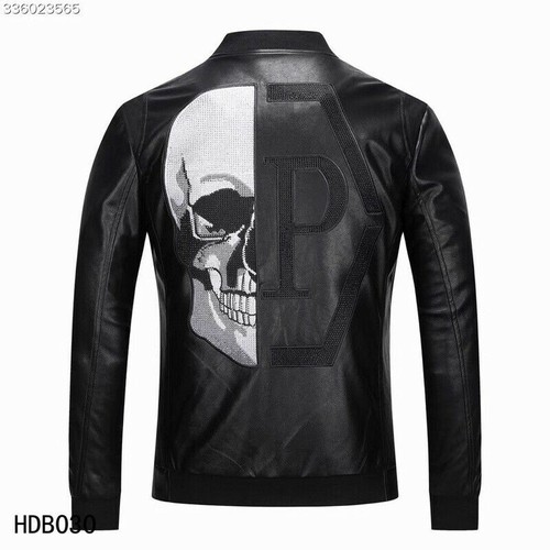 Lederjacke skull philipp - lederjacke, plein