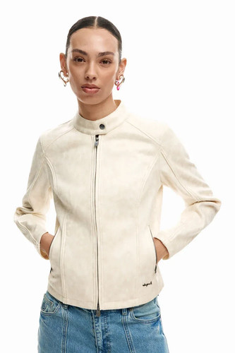 Damen wildlederjacke slim - wildlederjacke,