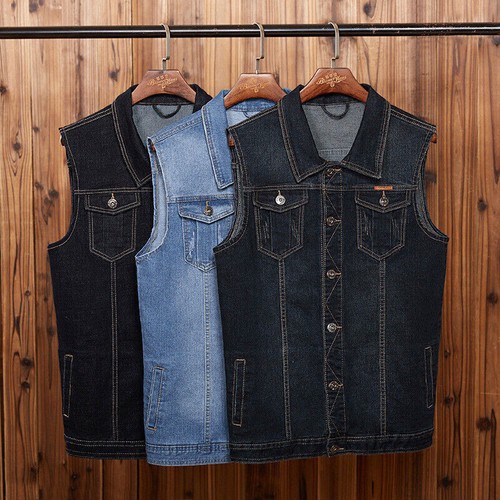 Herren jeansweste weste - jeansweste,
